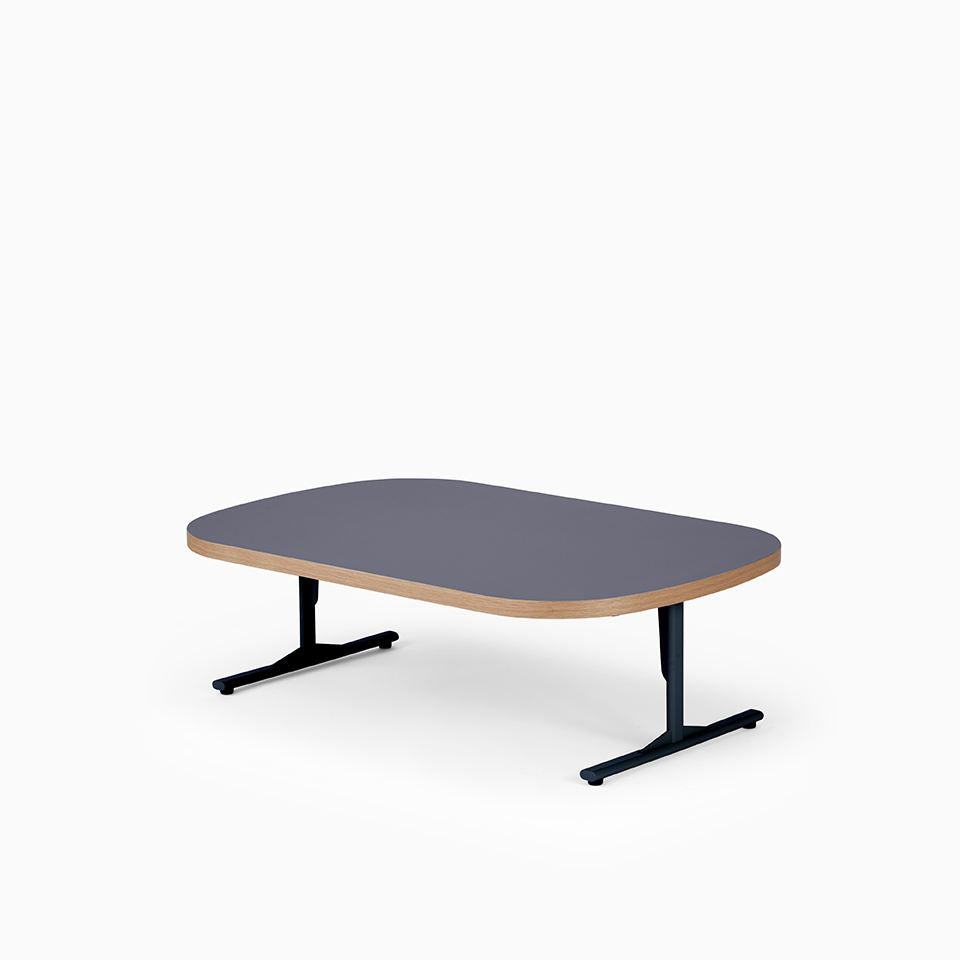 KUUM Living Table Oval W1200 × D800 - メラミンネイビー / クーム リビング テーブル