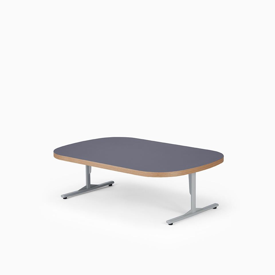 KUUM Living Table Oval W1200 × D800 - メラミンネイビー / クーム リビング テーブル