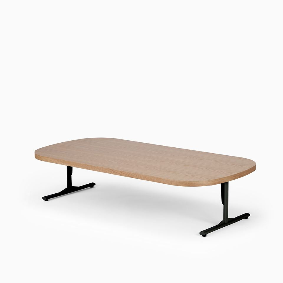 KUUM Living Table Oval W1600 × D800 - オーク突板ナチュラル / クーム リビング テーブル