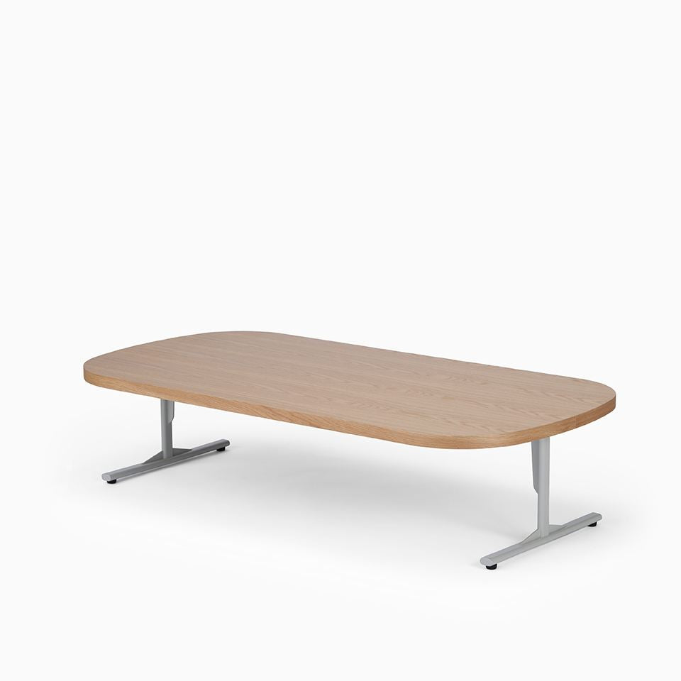 KUUM Living Table Oval W1600 × D800 - オーク突板ナチュラル / クーム リビング テーブル