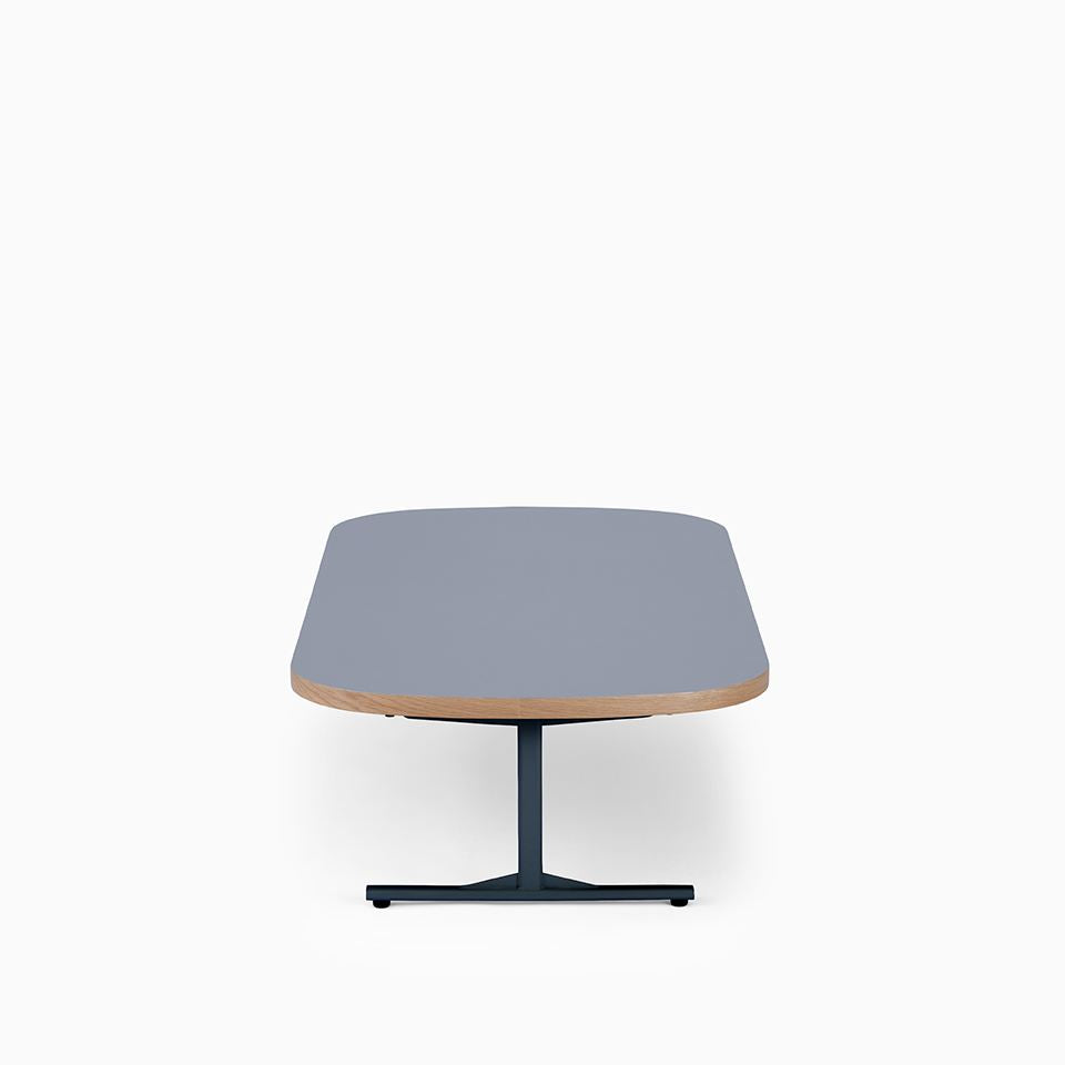 KUUM Living Table Oval W1600 × D800 - メラミングレー / クーム リビング テーブル