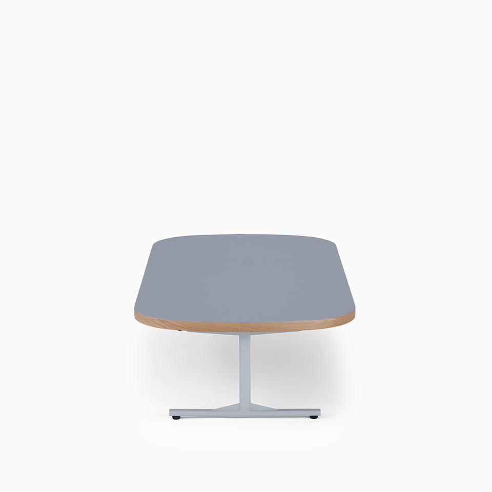 KUUM Living Table Oval W1600 × D800 - メラミングレー / クーム リビング テーブル