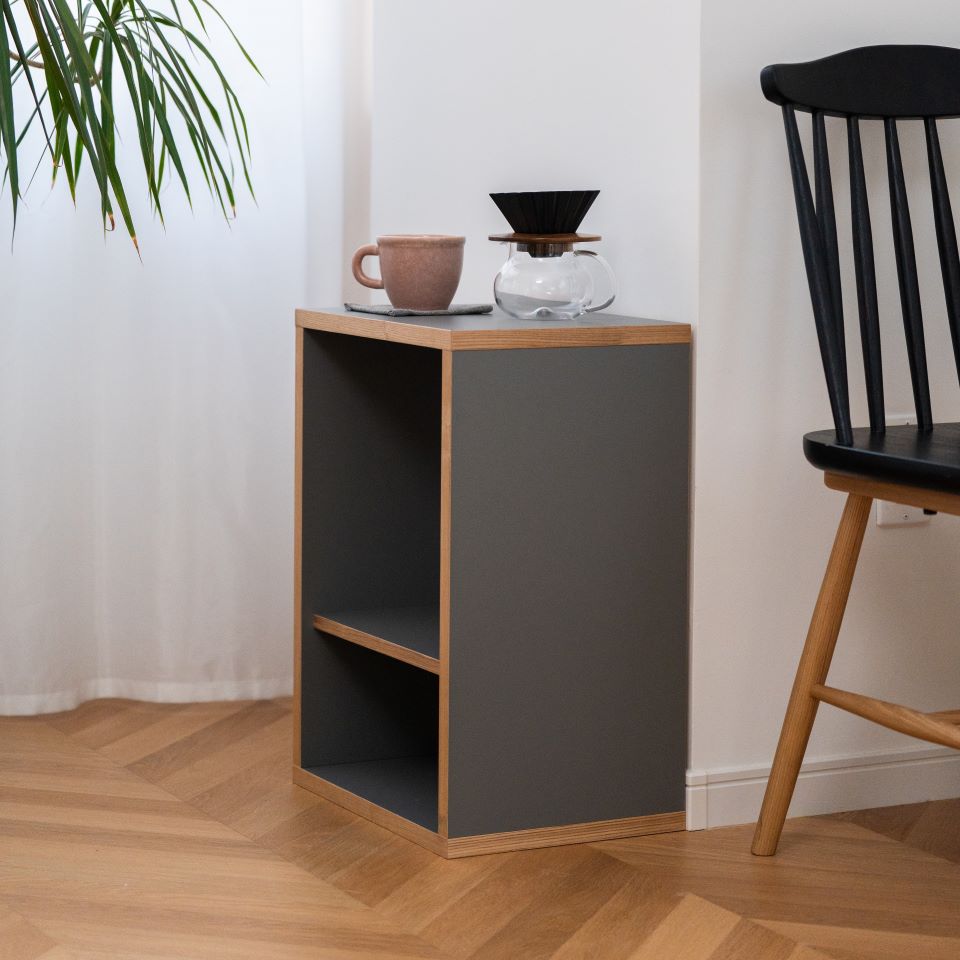 Wooden Box Side Table/木製サイドテーブル