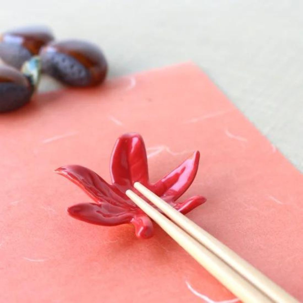 Chopstick Rest Japanese Maple / 箸置き もみじ