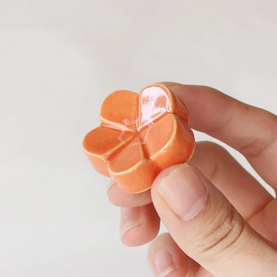 Chopstick Rest Plum-Shaped Carrot / 箸置き 梅型にんじん