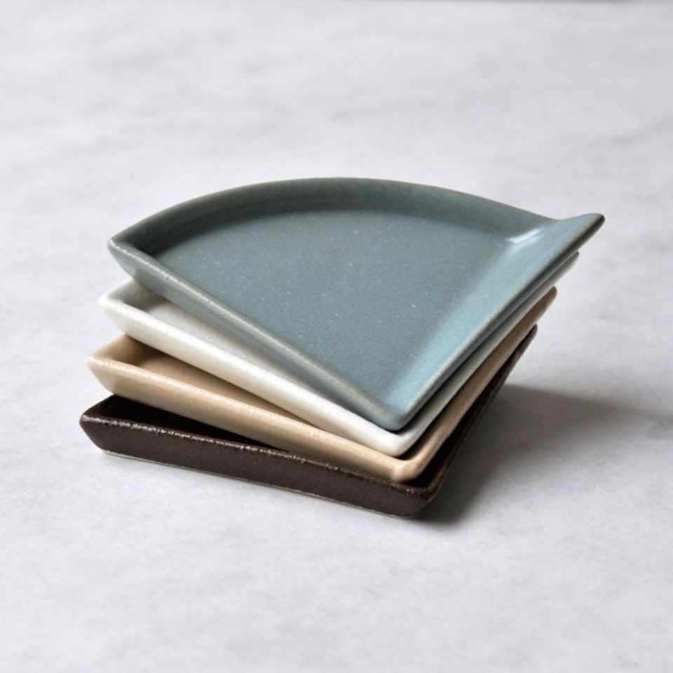 Fan-shaped Mini Plate / 扇型ミニプレート