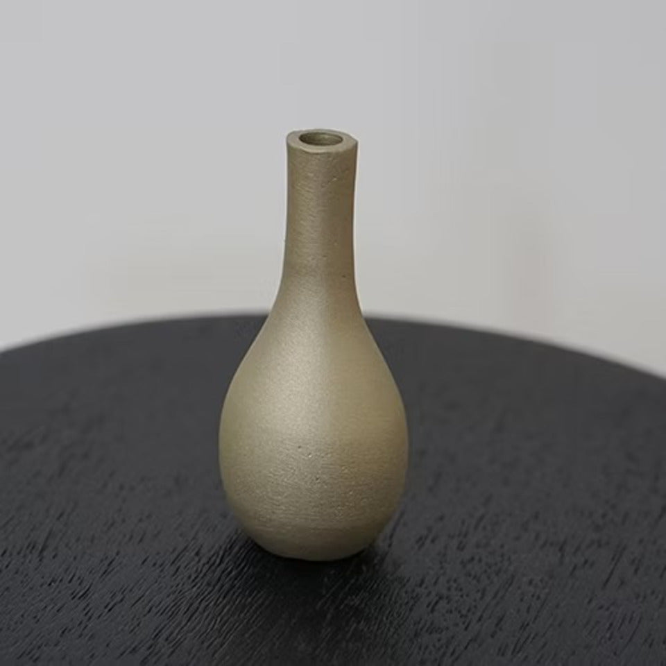 アルミフラワーベース ゴールド色