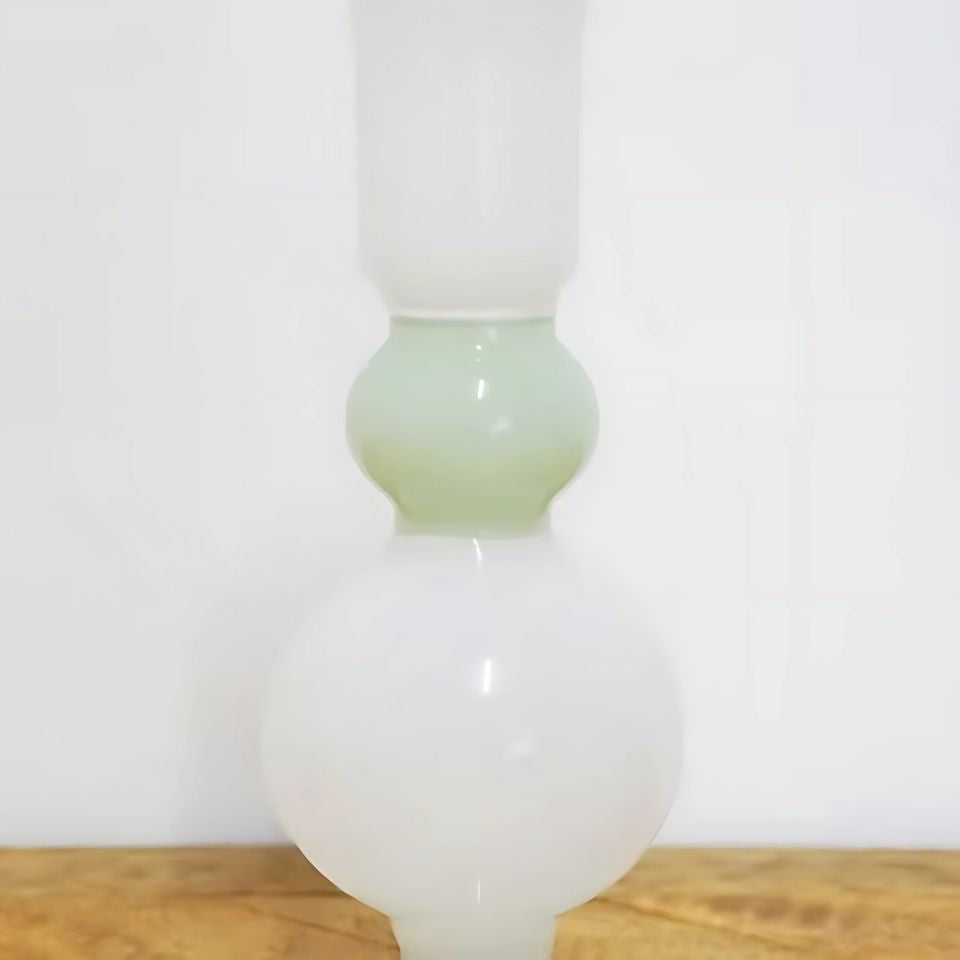 /ツートングラスベース ミント色