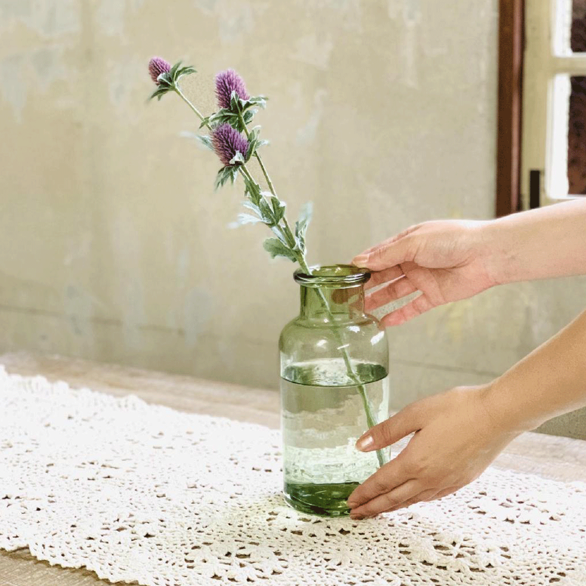 Glass Flower Vase