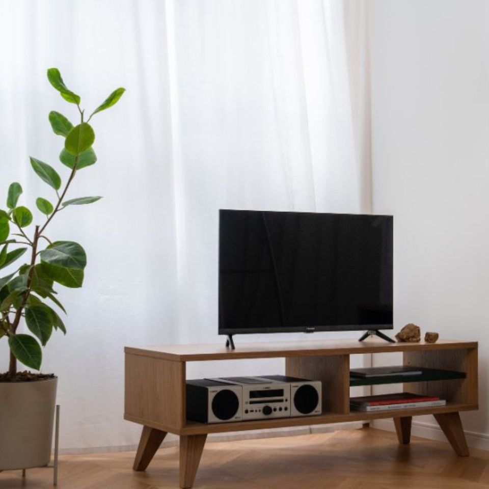 テレビ台・テレビボード ENEN/KUUM Carino Low Board ENEN(エネン) KUUM Carino Low Board W1200_Wooden legs クーム クリオ