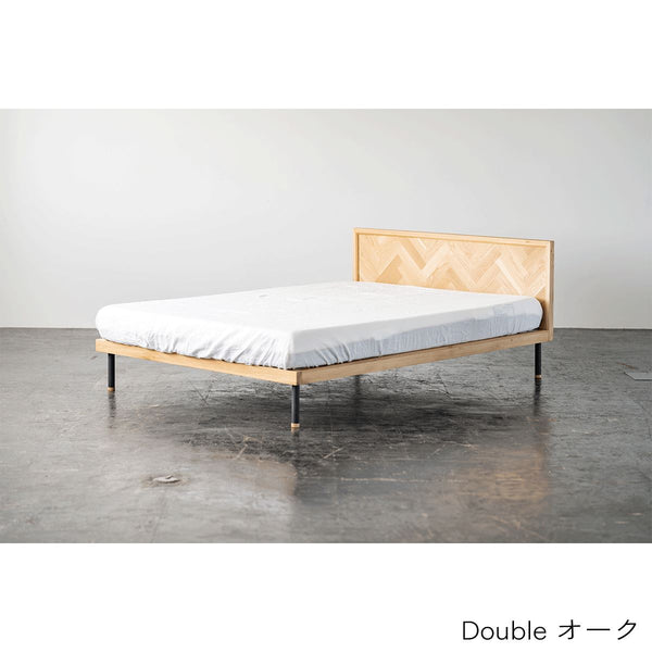 BEDFRAME UNIK HERRINGBONE/ベッドフレーム