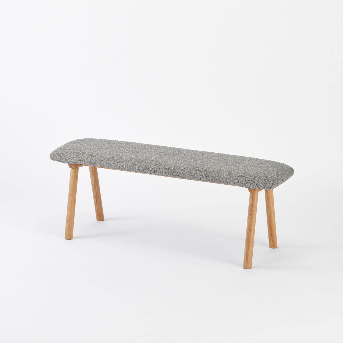 KUUM Bench - Natural Wooden Frame / クーム ベンチグレー