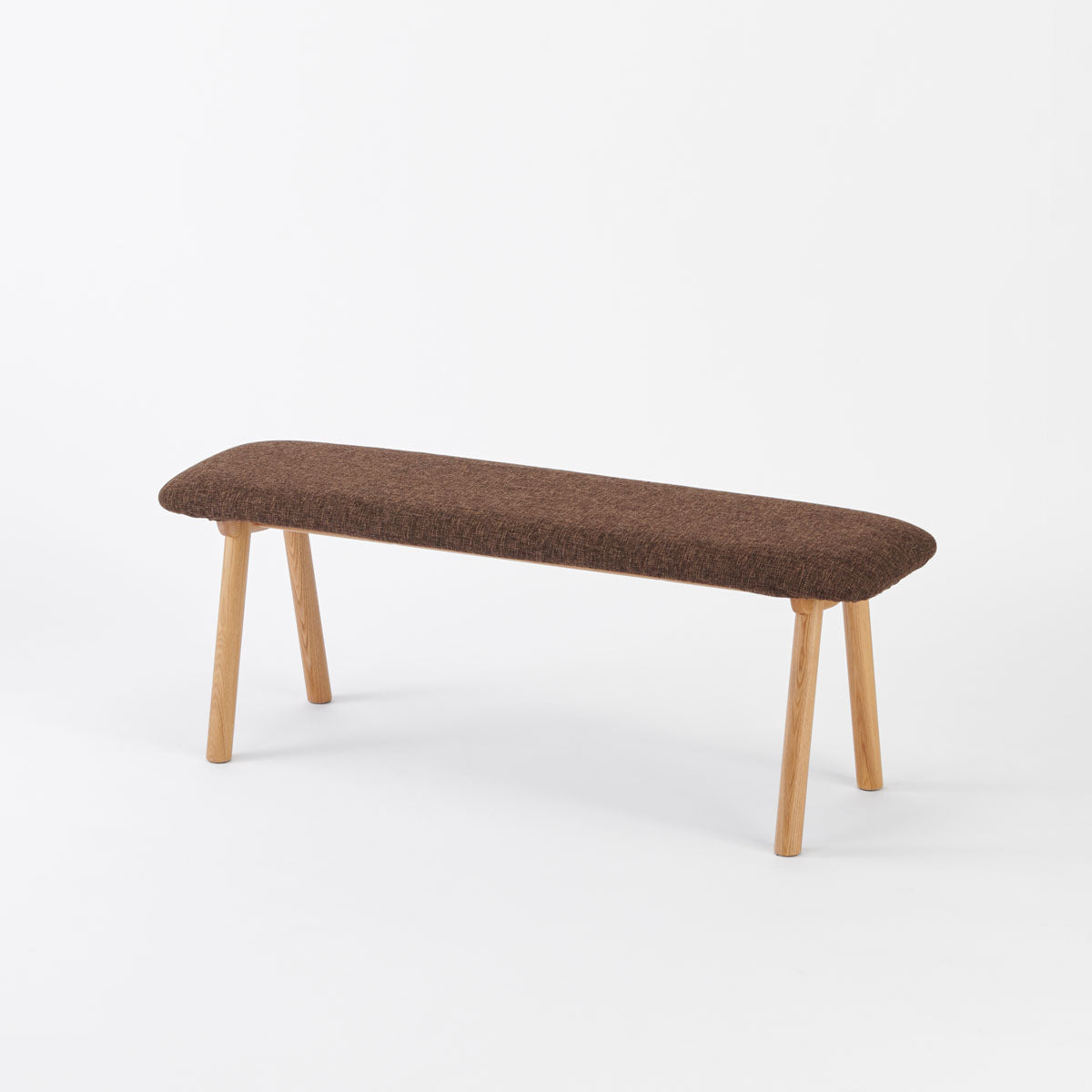 KUUM Bench - Natural Wooden Frame / クーム ベンチブラウン