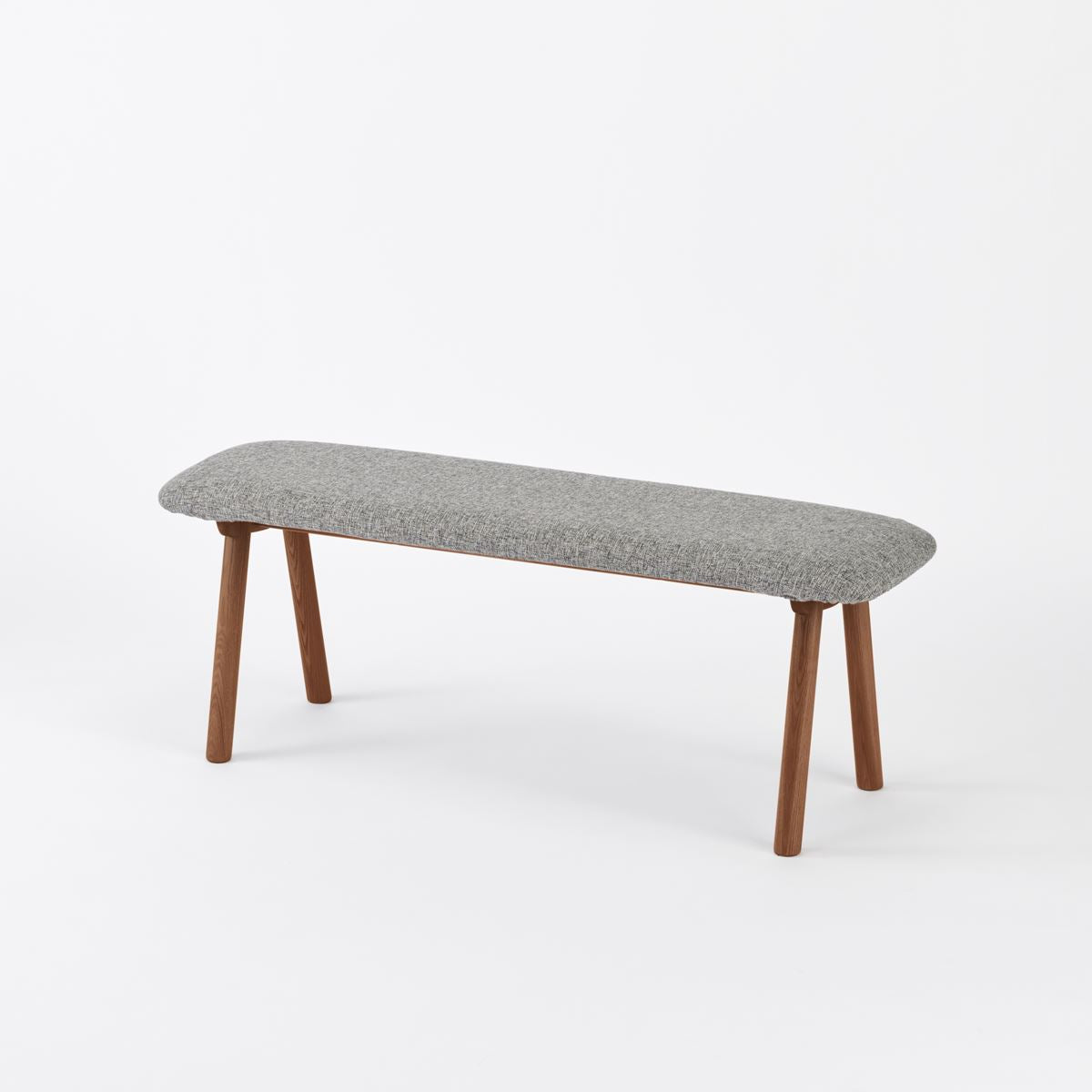 KUUM  Bench - Brown Wooden Frame / クーム ベンチ