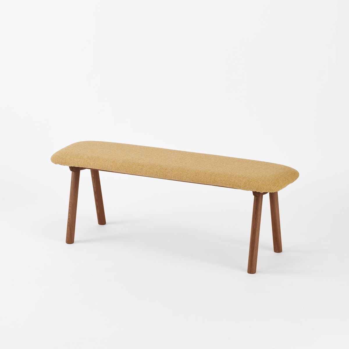 KUUM  Bench - Brown Wooden Frame / クーム ベンチ