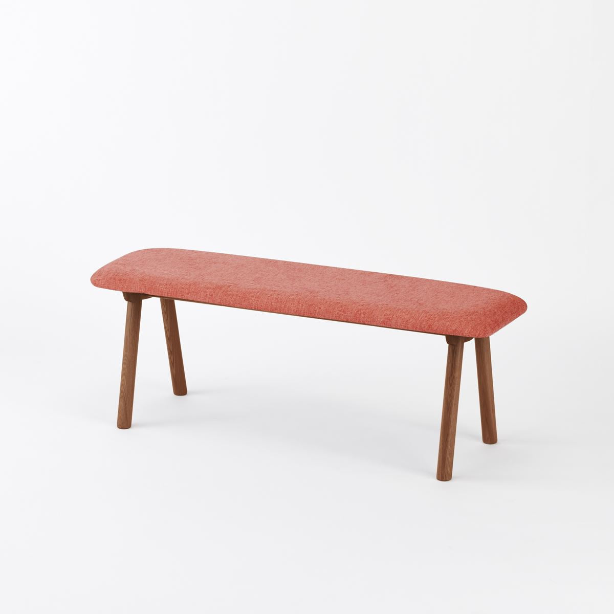 KUUM  Bench - Brown Wooden Frame / クーム ベンチ