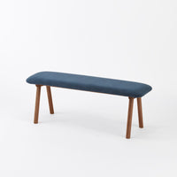 KUUM  Bench - Brown Wooden Frame / クーム ベンチ