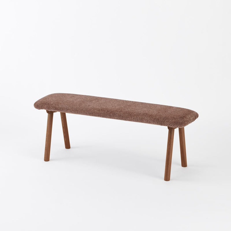 KUUM  Bench - Brown Wooden Frame / クーム ベンチ