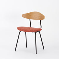 KUUM  Chair kinoco - Black Steel Frame/Cushion/Natural Back / クーム チェア キノコ