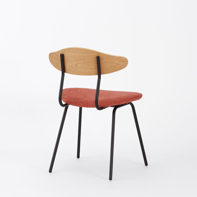 KUUM  Chair kinoco - Black Steel Frame/Cushion/Natural Back / クーム チェア キノコ