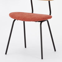 KUUM  Chair kinoco - Black Steel Frame/Cushion/Natural Back / クーム チェア キノコ