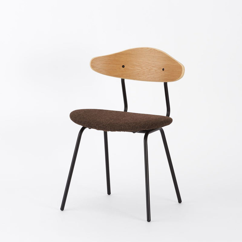 KUUM  Chair kinoco - Black Steel Frame/Cushion/Natural Back / クーム チェア キノコ