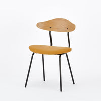 KUUM  Chair kinoco - Black Steel Frame/Cushion/Natural Back / クーム チェア キノコ