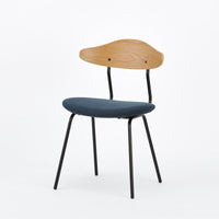 KUUM  Chair kinoco - Black Steel Frame/Cushion/Natural Back / クーム チェア キノコ