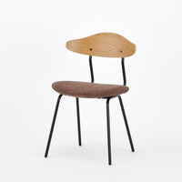 KUUM  Chair kinoco - Black Steel Frame/Cushion/Natural Back / クーム チェア キノコ