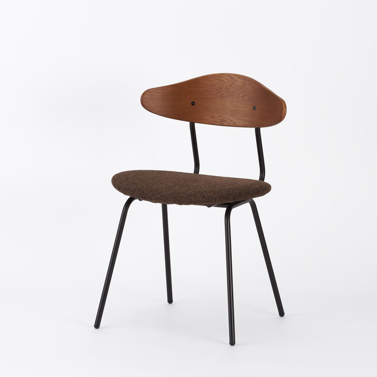 KUUM  Chair kinoco - Black Steel Frame/Cushion/Brown Back / クーム チェア キノコ