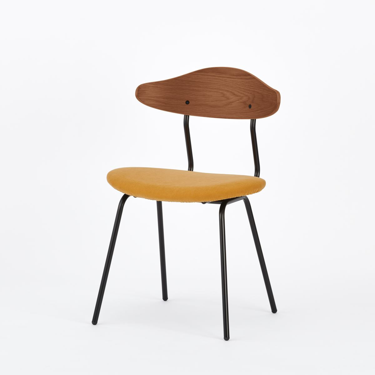 KUUM  Chair kinoco - Black Steel Frame/Cushion/Brown Back / クーム チェア キノコ