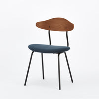 KUUM  Chair kinoco - Black Steel Frame/Cushion/Brown Back / クーム チェア キノコ