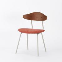 KUUM  Chair kinoco - Gray White Steel Frame/Cushion/Brown Back / クーム チェア キノコ