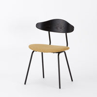 KUUM  Chair kinoco - Black Steel Frame/Cushion/Black Back / クーム チェア キノコ