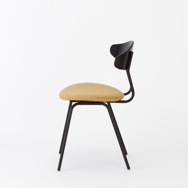 KUUM  Chair kinoco - Black Steel Frame/Cushion/Black Back / クーム チェア キノコ