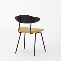 KUUM  Chair kinoco - Black Steel Frame/Cushion/Black Back / クーム チェア キノコ