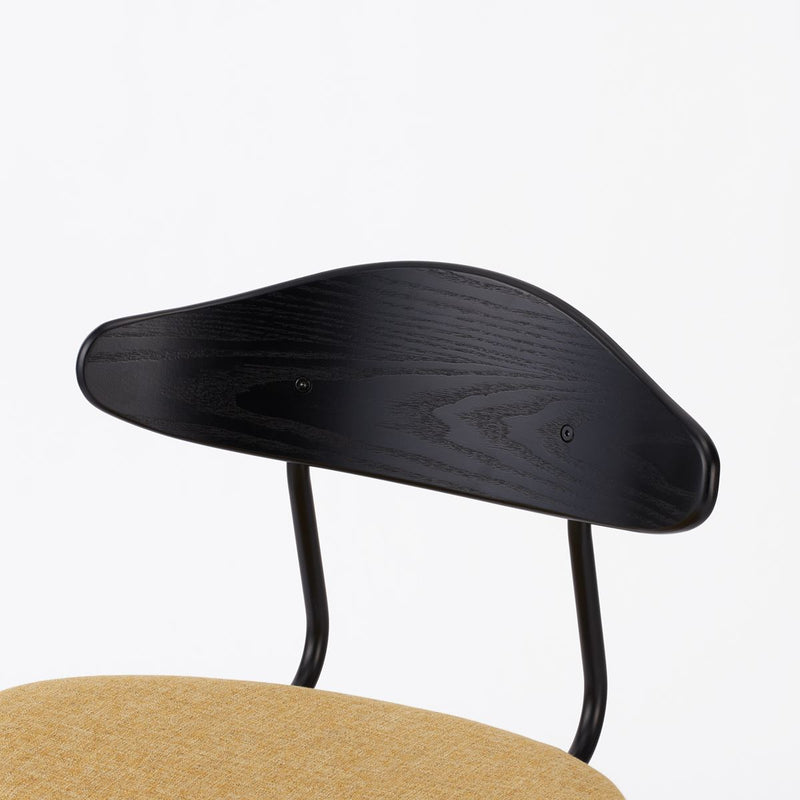 KUUM  Chair kinoco - Black Steel Frame/Cushion/Black Back / クーム チェア キノコ