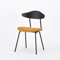 KUUM  Chair kinoco - Black Steel Frame/Cushion/Black Back / クーム チェア キノコ