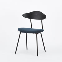 KUUM  Chair kinoco - Black Steel Frame/Cushion/Black Back / クーム チェア キノコ