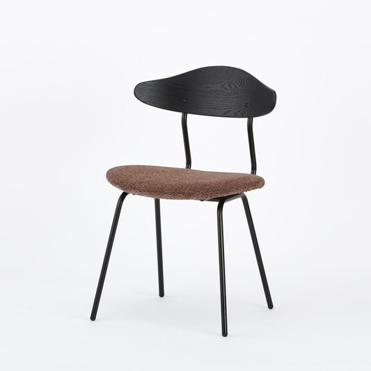 KUUM  Chair kinoco - Black Steel Frame/Cushion/Black Back / クーム チェア キノコ