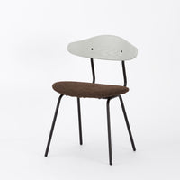 KUUM  Chair kinoco - Black Steel Frame/Cushion/Gray White Back / クーム チェア キノコ