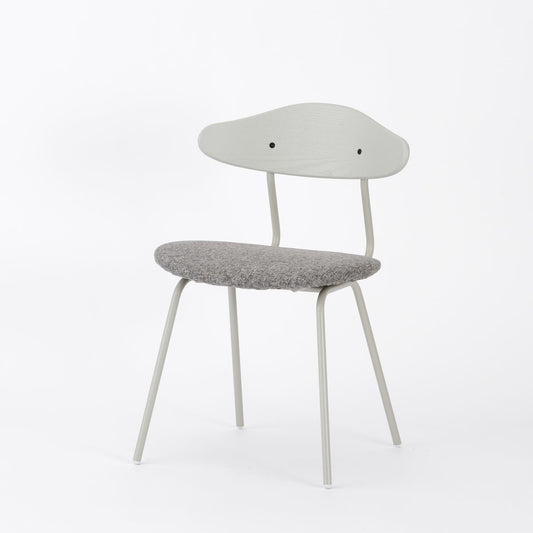 KUUM  Chair kinoco - Gray White Steel Frame/Cushion/Gray White Back / クーム チェア キノコ