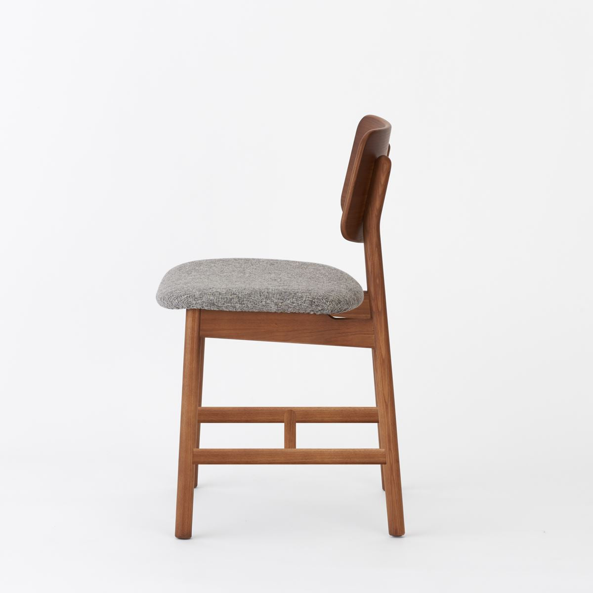 KUUM  Chair shikaku - Brown Wooden Frame/Cushion / クーム チェア シカク