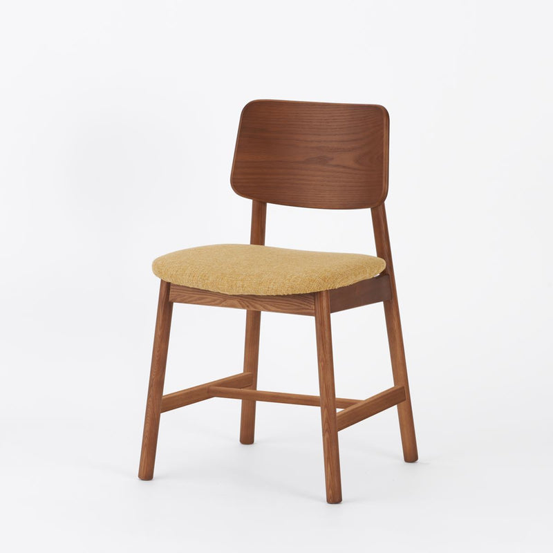 KUUM  Chair shikaku - Brown Wooden Frame/Cushion / クーム チェア シカク