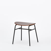 KUUM Stool kinoco - Black Steel Frame/Wooden Seat / クーム  スツール キノコ