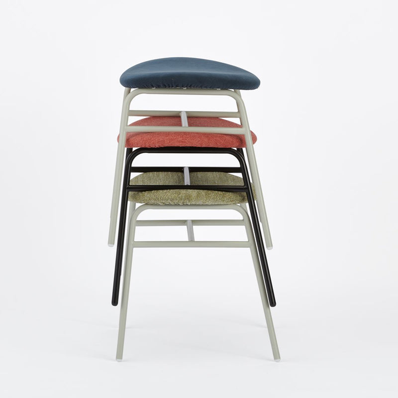 KUUM Stool kinoco - Black Steel Frame/Cushion / クーム スツール キノコ