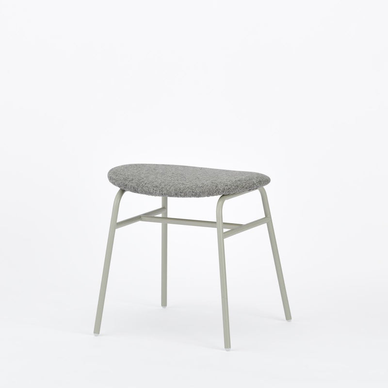 KUUM Stool kinoco - Gray White Steel Frame/Cushion / クーム スツール キノコ