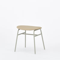 KUUM Stool kinoco - Gray White Steel Frame/Cushion / クーム スツール キノコ