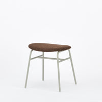 KUUM Stool kinoco - Gray White Steel Frame/Cushion / クーム スツール キノコ