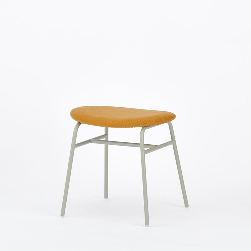 KUUM Stool kinoco - Gray White Steel Frame/Cushion / クーム スツール キノコ